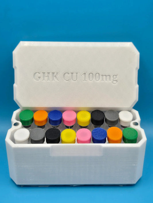 Custom Secure Rugged Storage Box for 20 x 3ml Peptide Vials - MetaTRIM Health
