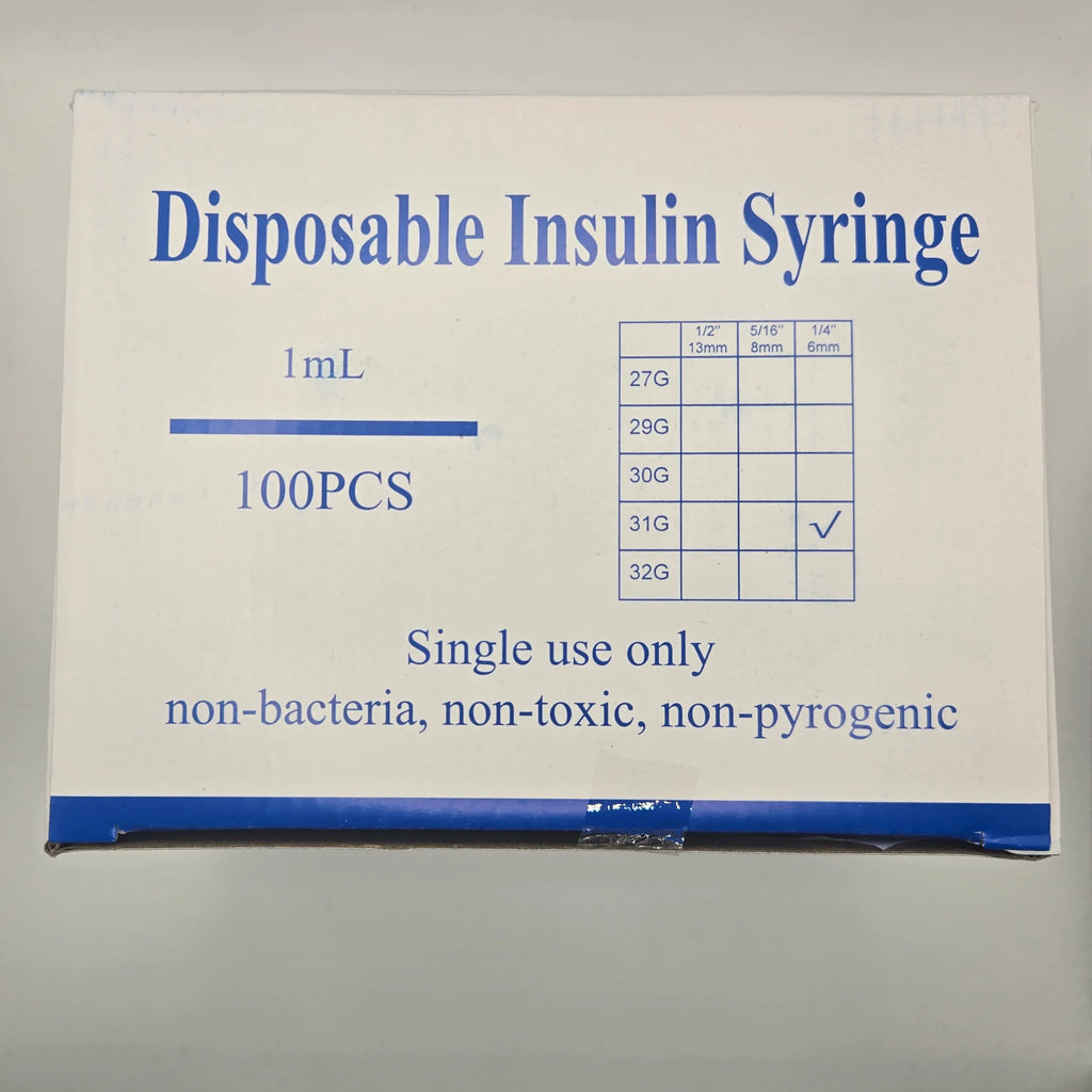 U-100 Insulin Delivery Device for Diabetic Care full Box of 100 Free Shipping - MetaTRIM Health