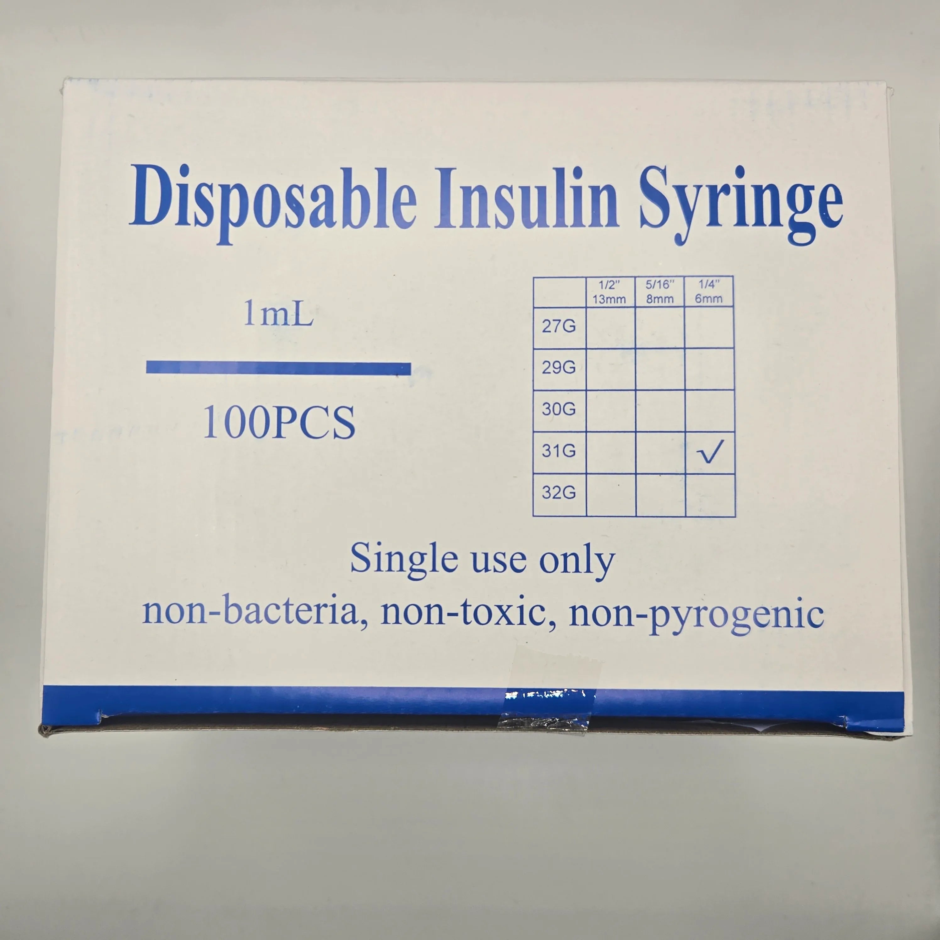 U-100 Insulin Delivery Device for Diabetic Care full Box of 100 Free Shipping - MetaTRIM Health