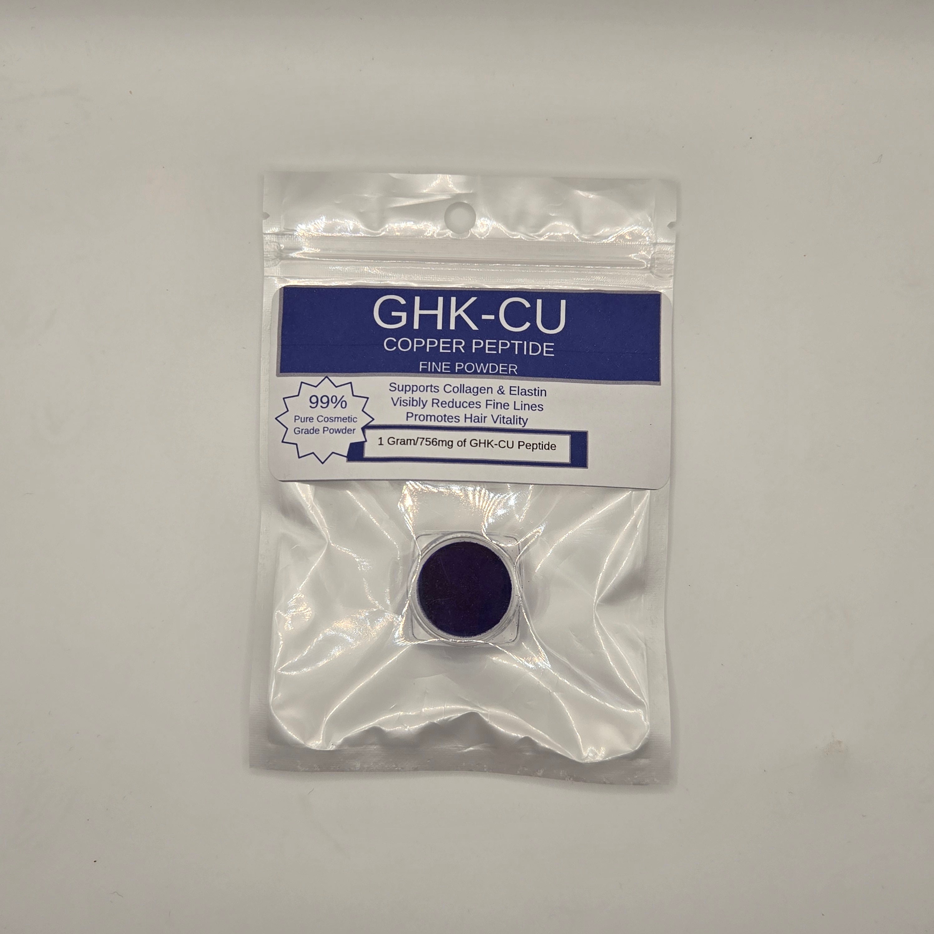 MetaTRIM GHK-Cu Copper Peptide Powder - 99.93% Pure - 756mg Active Peptide