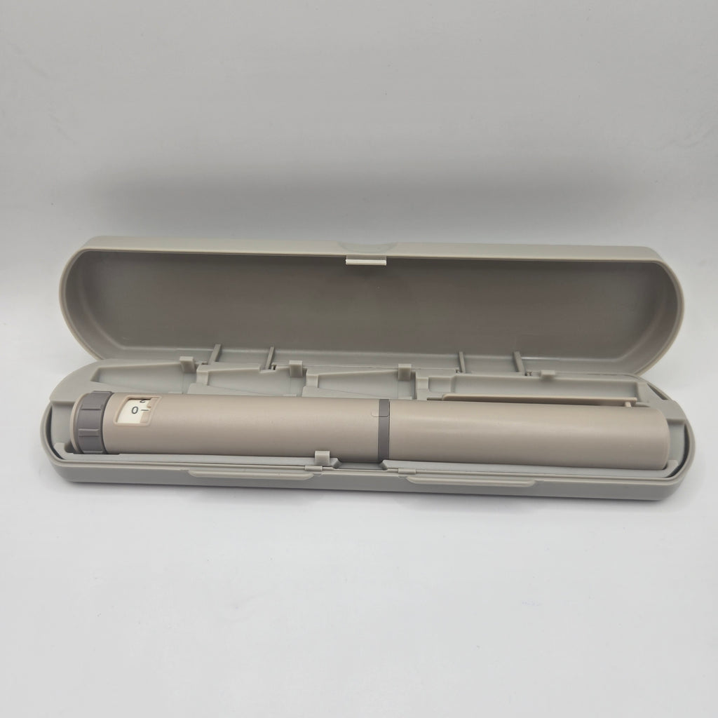 New Reusable 60-Unit Injection Pen w/ Case +  (3) 3ml Peptide Vials without Needles FREE SHIPPING