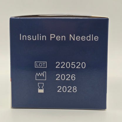Premium Insulin / Peptide Injection Pen Needles | 31G x 6mm & 32G x 4mm | 100-Count Box
