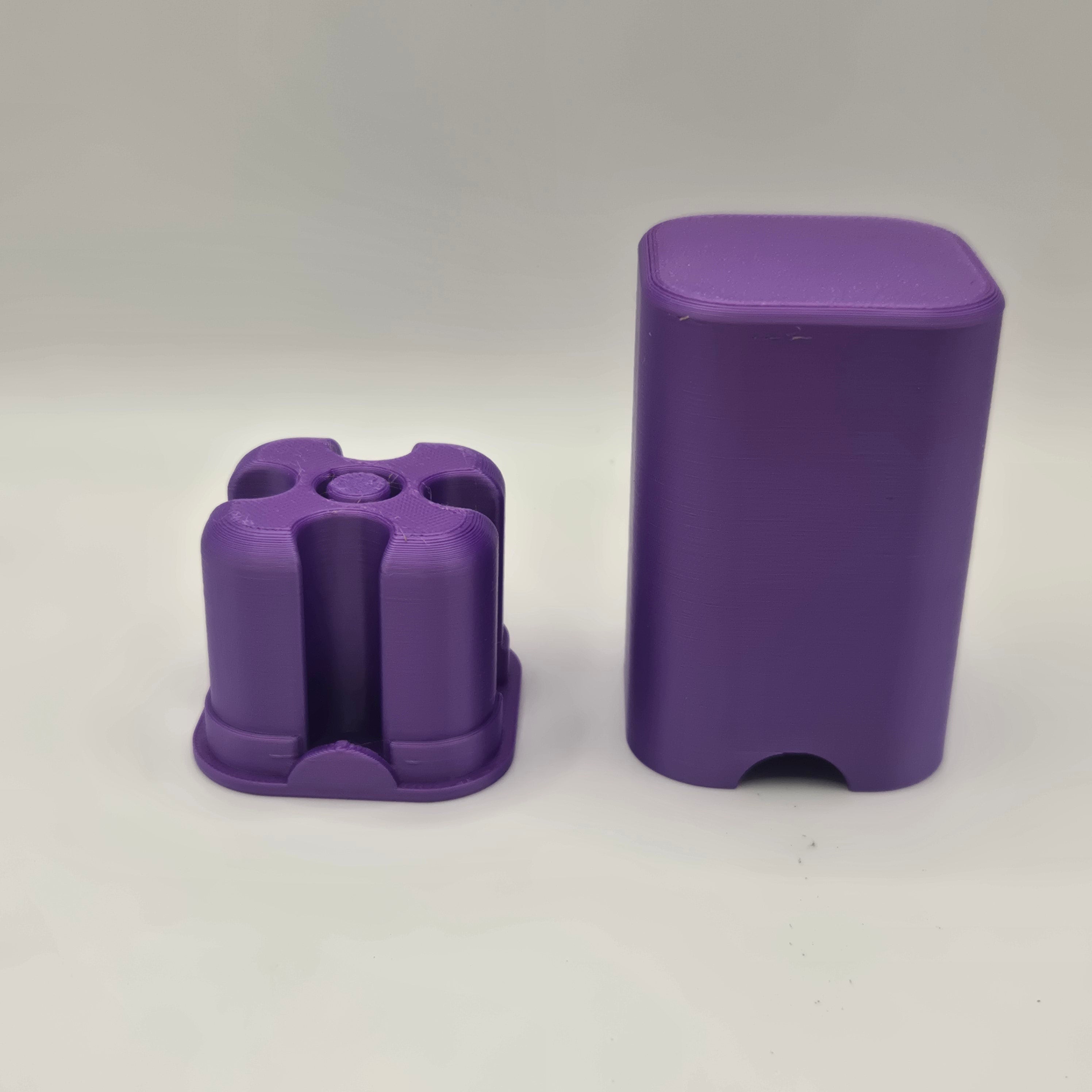 3mL Cartridge  Reconstitution Station & Purge Tower for Peptide Injection Pens| Snap-Lock Lid Holder