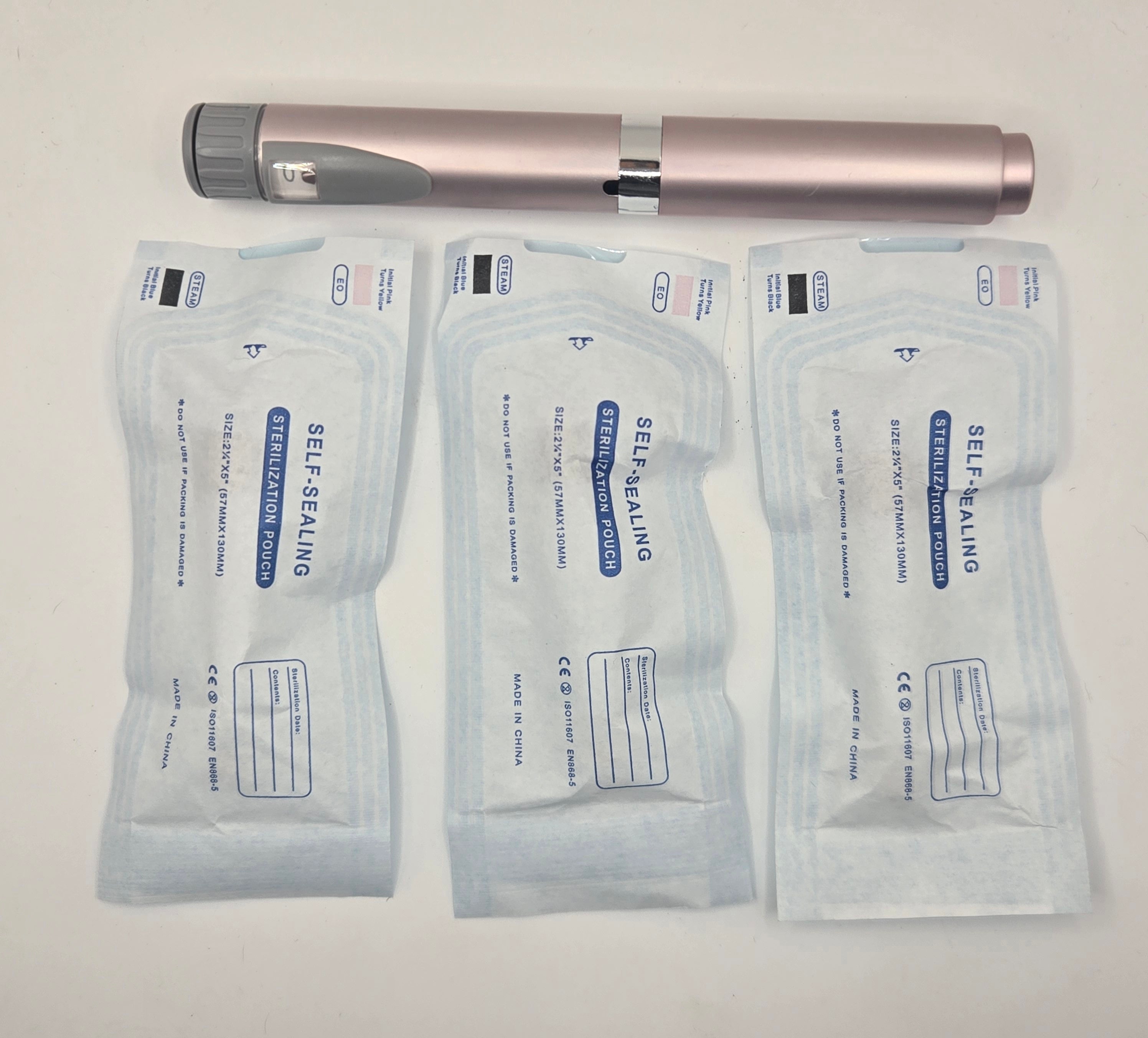 MetaTRIM V2 Metal Peptide Injection Pen – Reusable Anodized Aluminum, 3 Vials Included