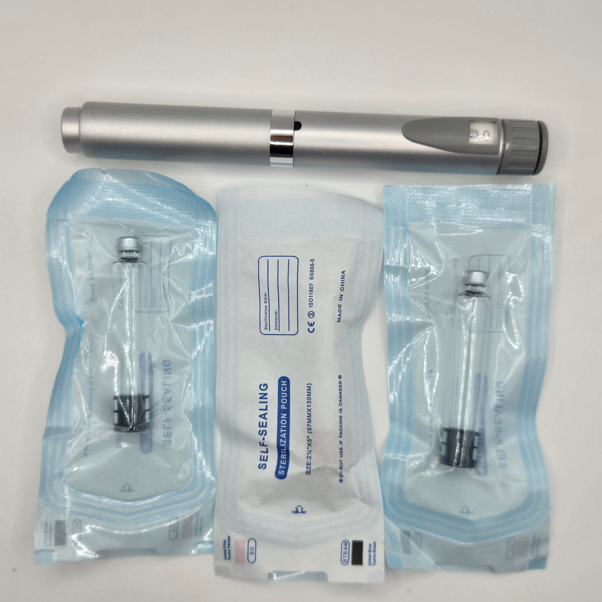 MetaTRIM V2 Reusable Metal Pen Kit – 3 Empty Cartridges and Pen Spacer Included