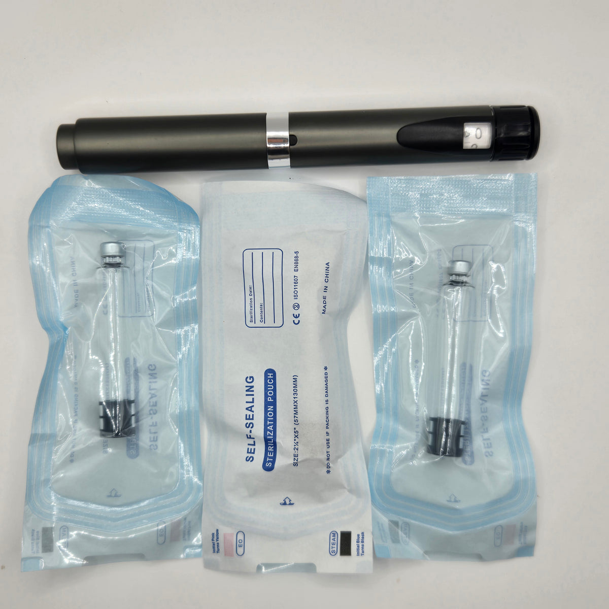 MetaTRIM V2 Reusable Metal Pen Kit – 3 Empty Cartridges and Pen Spacer Included