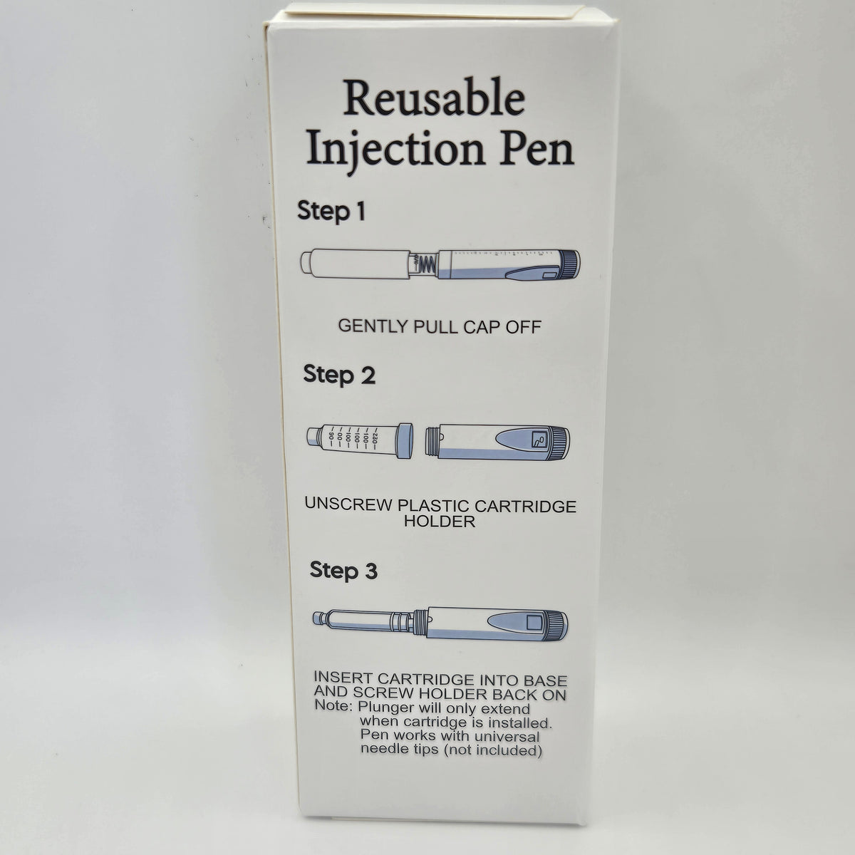 V4 Reusable 60iu Dosing Peptide Injection Pen + 3ml Sterile Cartridge