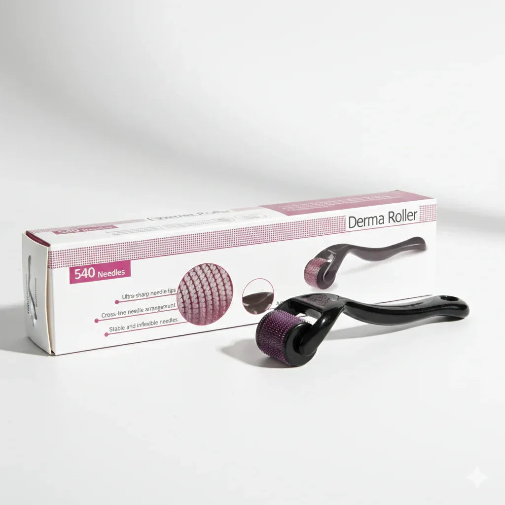GHK-CU + SNAP-8 Dual Peptide Anti-Aging Copper Glow Face Cream + Derma Roller Free - MetaTRIM Health