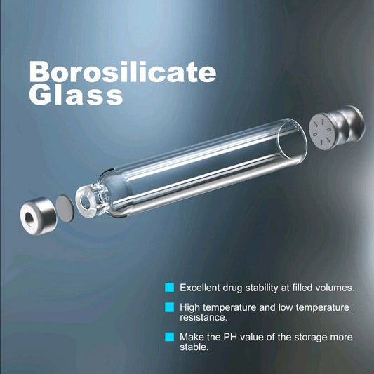 MetaTRIM™ Sterile 3ml Peptide Injection Pen Glass Cartridges | 10, 20, & 30 Packs