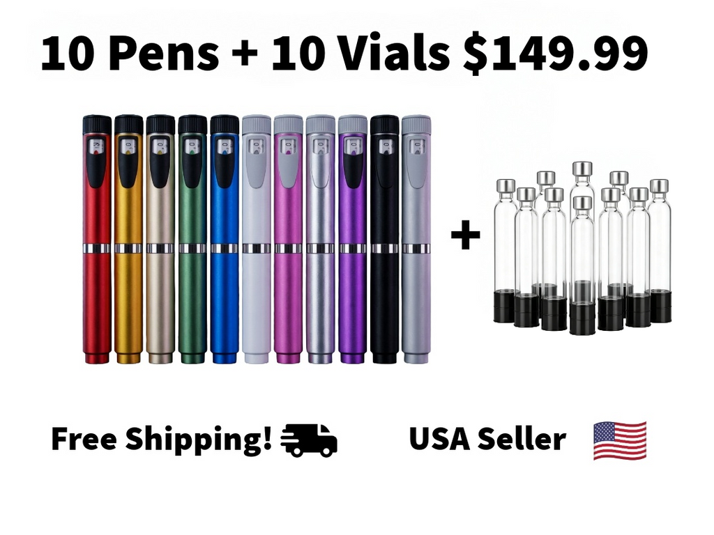MetaTRIM V2 Metal Pen 10-Pack with 10 Empty Cartridges