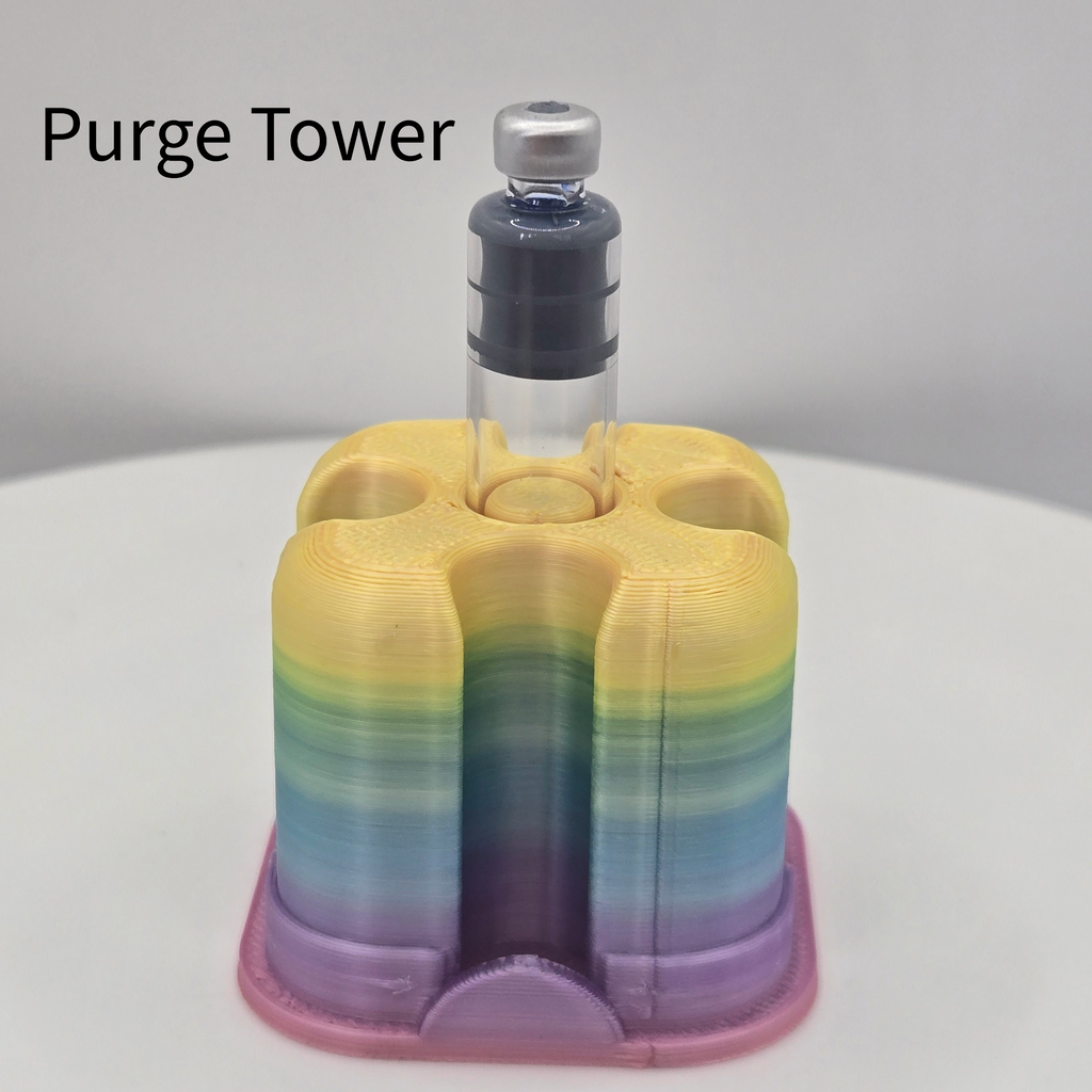 3mL Cartridge  Reconstitution Station & Purge Tower for Peptide Injection Pens| Snap-Lock Lid Holder