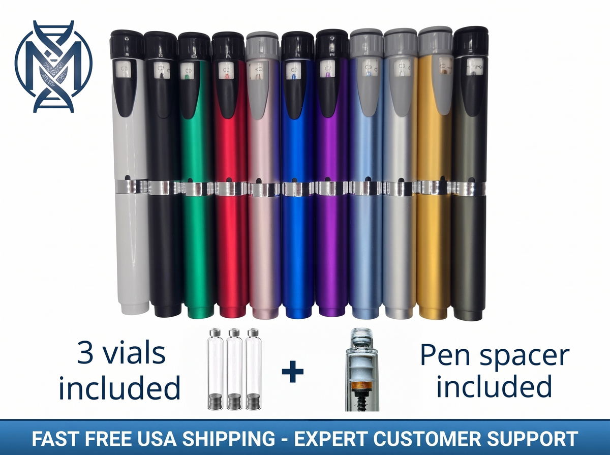 MetaTRIM V2 Reusable Metal Pen Kit – 3 Empty Cartridges and Pen Spacer Included