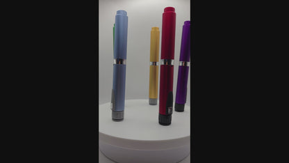 MetaTRIM V2 Metal Peptide Injection Pen – Reusable Anodized Aluminum, 3 Vials Included