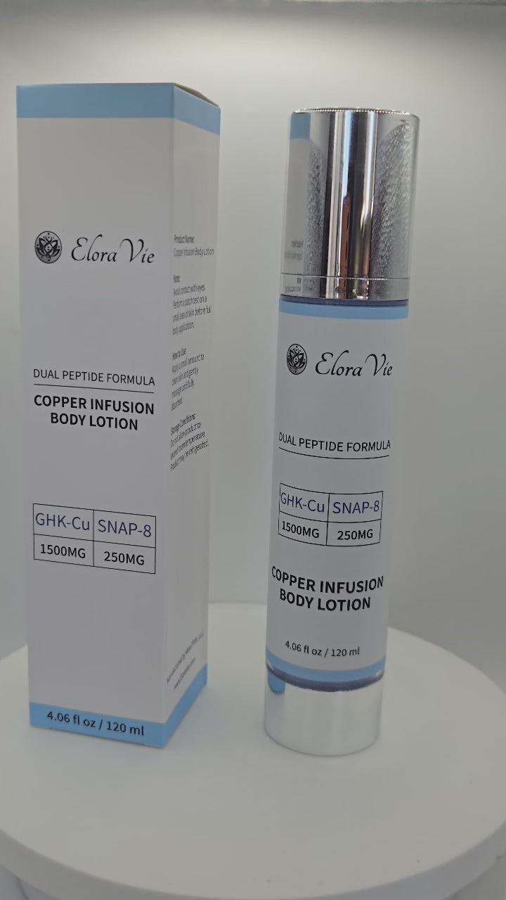 Elora Vie Copper Infusion Body Lotion – The Dual Peptide Powerhouse
