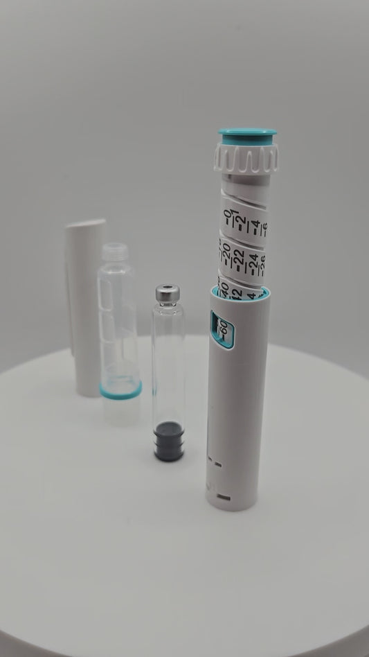 NEW Disposable 60-Unit Injection Pen with 3ml Peptide + Insulin + Vial Free Shipping