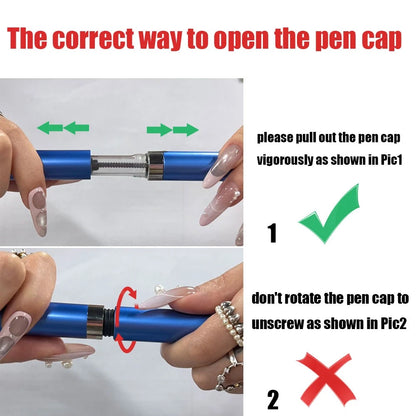 MetaTRIM V2 Metal Peptide Injection Pen – Reusable Anodized Aluminum, 3 Vials Included